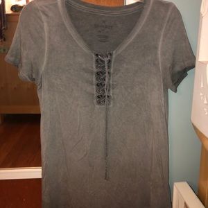 Lace Up T-shirt